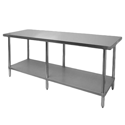 Thunder Group, SLWT43096F, Work Table,  85&quot; - 96&quot;, Stainless Steel Top