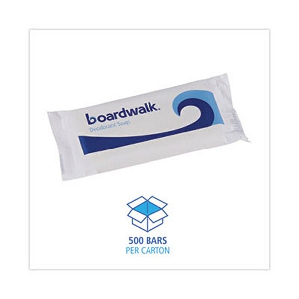 Boardwalk® Face And Body Soap, Flow Wrapped, Floral Fragrance, # 1 1/2 Bar, 500/carton