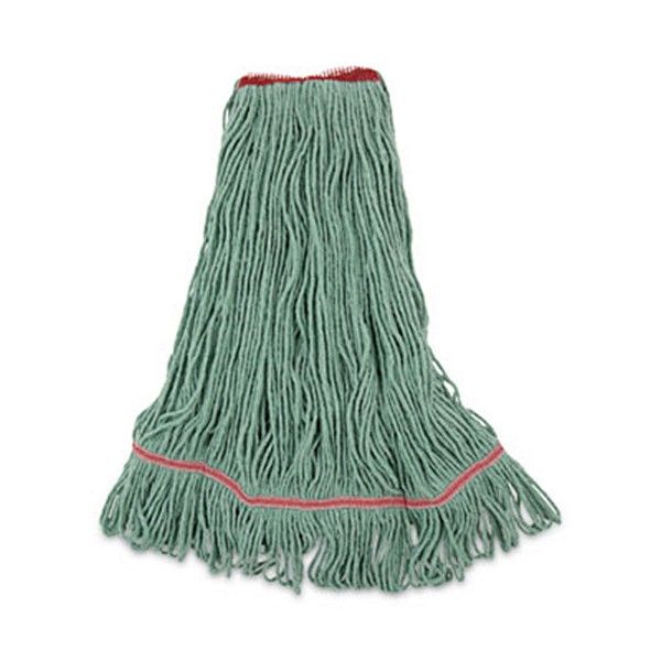 Boardwalk® Mop Head, Premium Standard Head, Cotton/rayon Fiber, Large, Green