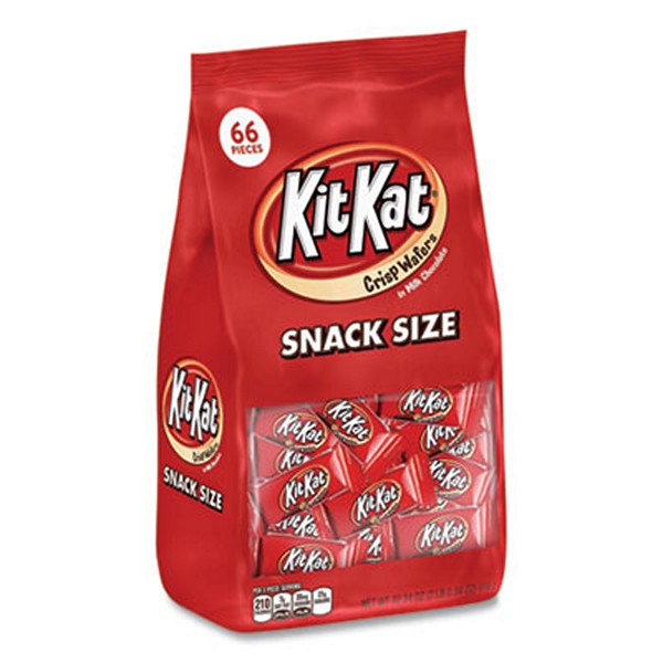 Kit Kat Snack Size, Crisp Wafers In Milk Chocolate, 32.34 Bag