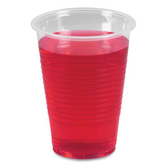 Boardwalk® Translucent Plastic Cold Cups, 9 oz, Polypropylene, 100 Cups/Sleeve, 25 Sleeves/Carton