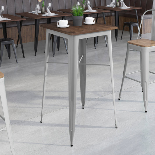 Flash Furniture, CH-31330-40M1-SIL-GG, Restaurant Tables