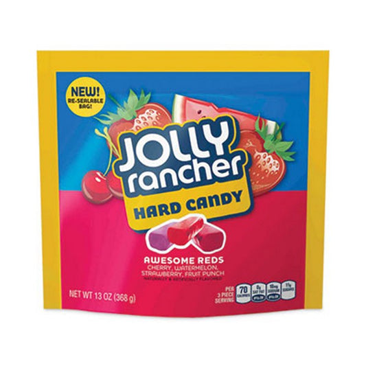 JollyRanch Awesome Reds Hard Candy Assortment, Assorted Flavors, 13 Pouches, 4 Count