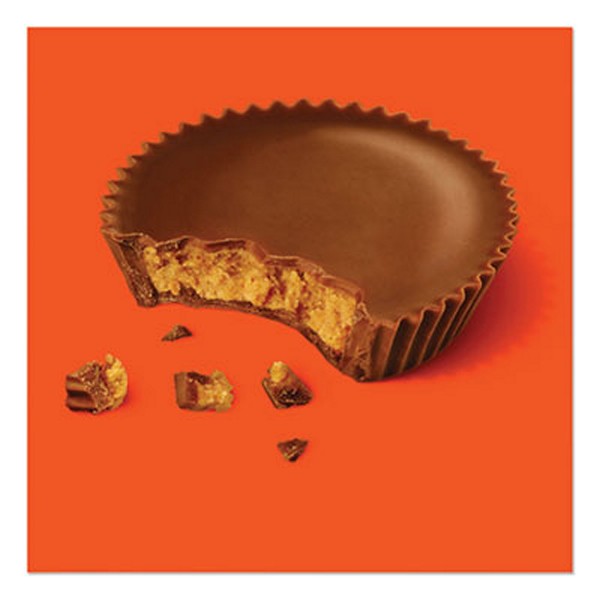 Peanut Butter Cups Bar, Full Size, 1.5 oz Bar, 2 Cups/Bar, 36 Bars/Box