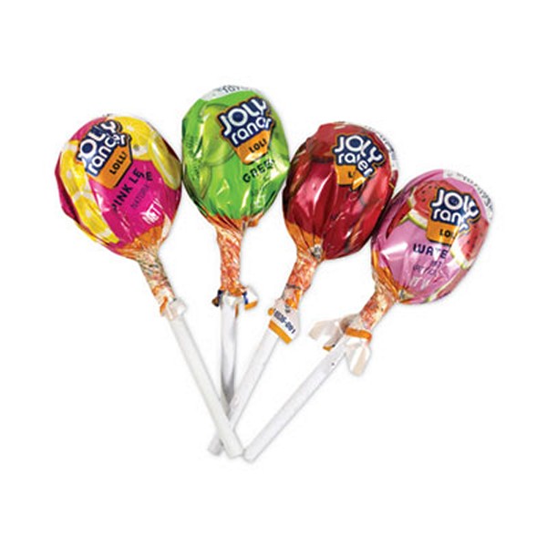 JollyRanch Lollipops Assortment, Assorted Flavors, 0.6 oz, 50 Count