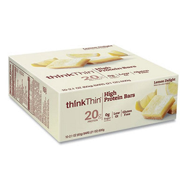 High Protein Bars, Lemon Delight, 2.1 oz Bar, 10 Bars/Carton