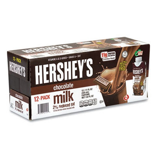 2% Reduced Fat Chocolate Milk, 11 oz, 12/Carton