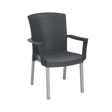 Grosfillex, 45913002, Chair, Armchair, Stacking, Outdoor