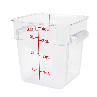 Thunder Group, PLSFT004PC, Food Preparation; Square Food Storage Container & Cover