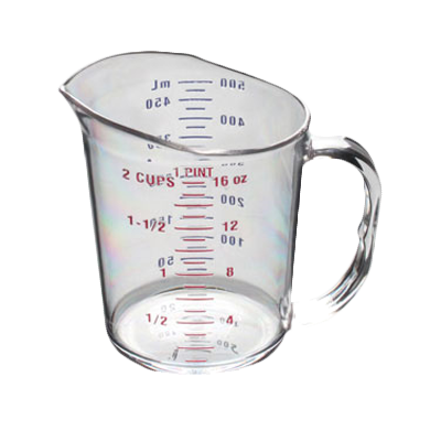 Thunder Group, PLMC016CL, FOOD PREPARATION; Polycarbonate Measuring Cup