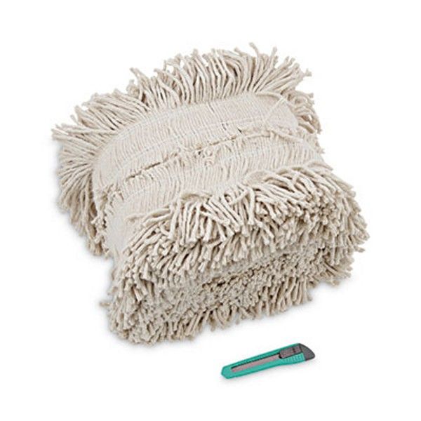 Boardwalk® Flash Forty Disposable Dustmop, Cotton, 5", Natural