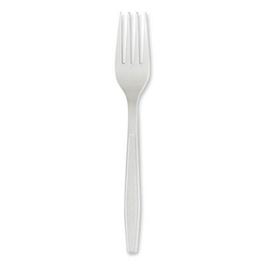 Boardwalk® Heavyweight Polypropylene Cutlery, Fork, White, 1000/carton