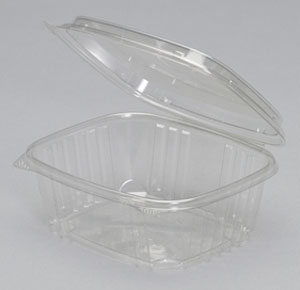 Genpak - Hinged 7.25X 6.38X 3 Clear Hinged Deli High Dome Container, 100 Each, 2 Per Case