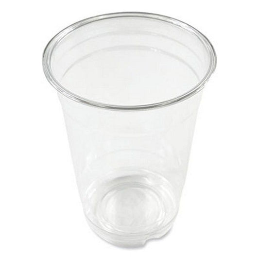 Boardwalk® Boardwalk Clear Plastic PET Cups, 14 oz, 50/Bag, 20 Bags/Carton