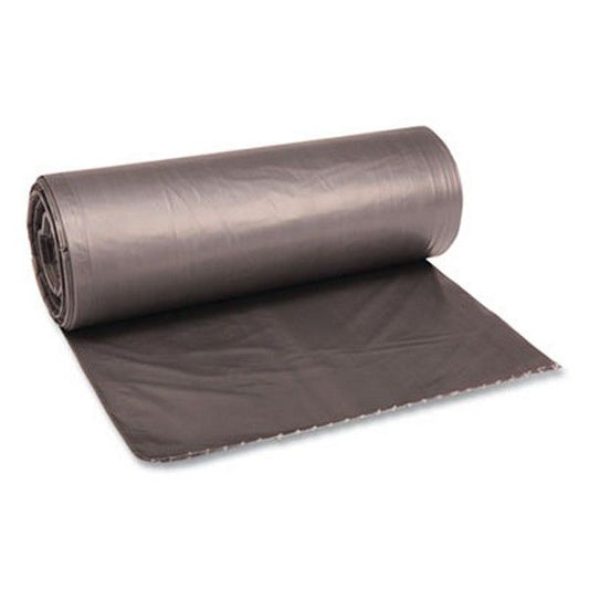 Boardwalk® Low-Density Waste Can Liners, 60 Gal, 0.95 Mil, 38" X 58", Gray, 100/carton