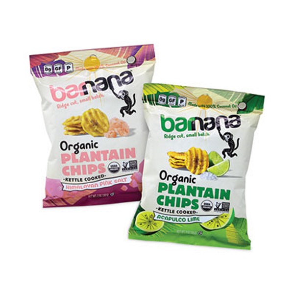 Barnana Plantain Chip Variety Pack, 2 Bag, 12/Pack