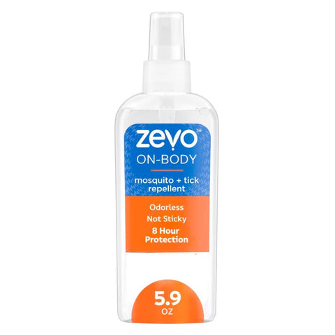 Zevo On Body Mosquito And Tick Repellent Pump Spray, 5.9 Fluid Ounce, 8 Per Case