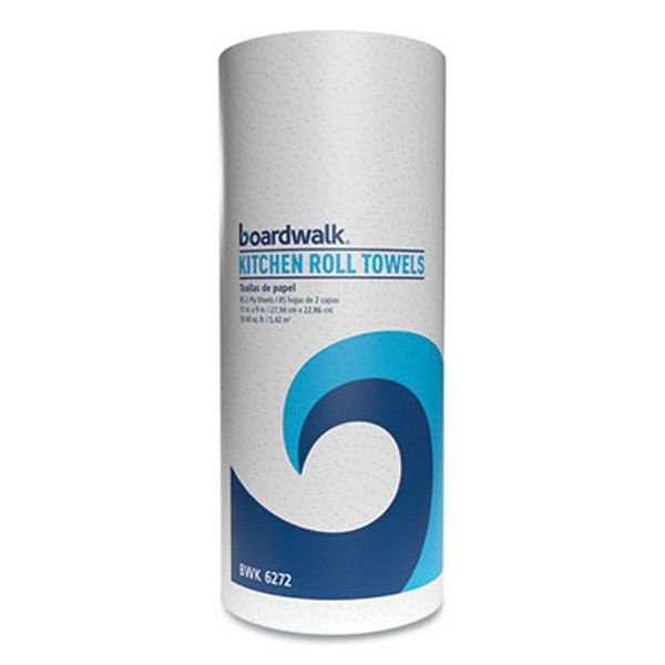 Boardwalk® Kitchen Roll Towel, 2-Ply, 11 X 9, White, 85 Sheets/roll, 30 Rolls/carton