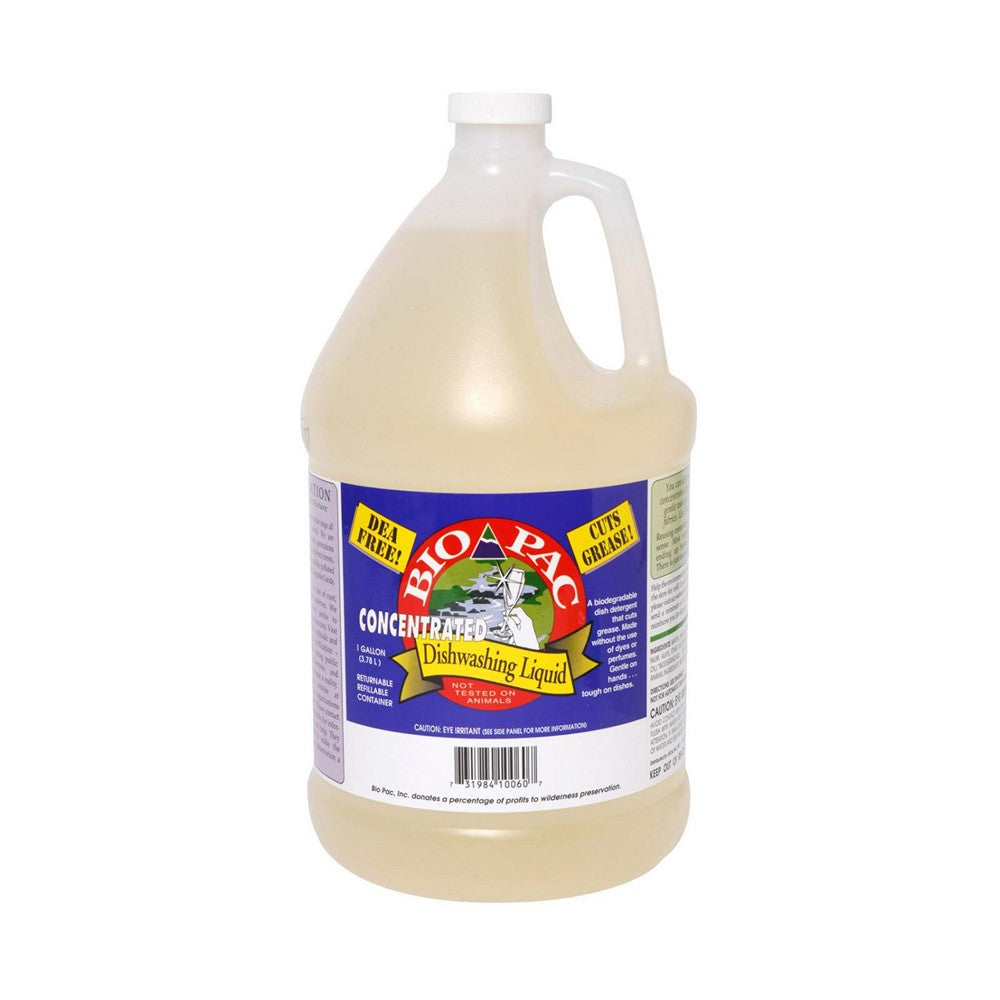 Bio-Pac Dishwashing Liquid - Concentrated - Case of 6 - 1 Gal
