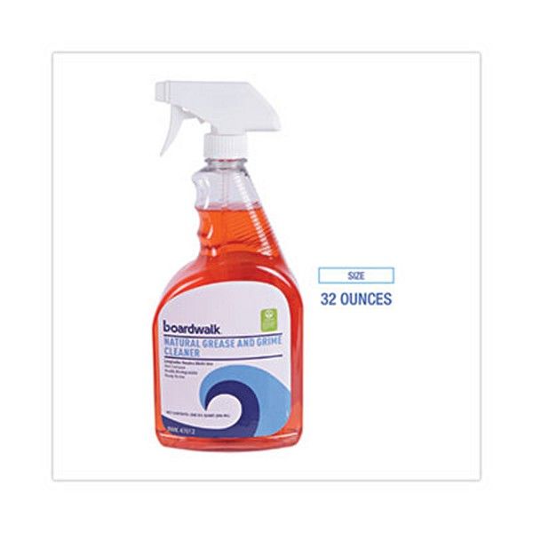 Boardwalk® Boardwalk Green Natural Grease And Grime Cleaner, 32 Oz Spray Bottle, 12/carton