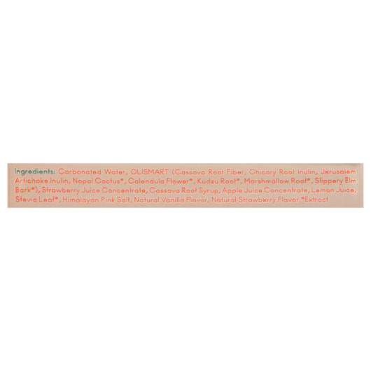 Olipop - Strawberry Vanilla, 12 Fluid Ounces, 12 Per Case