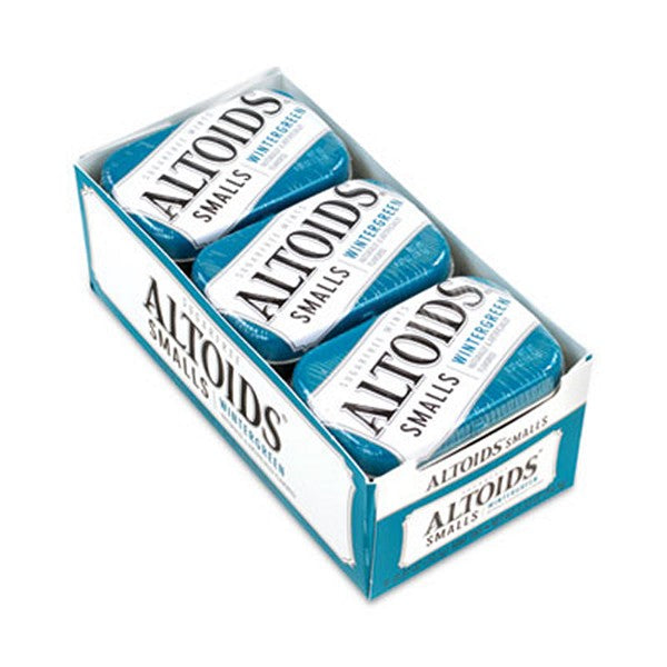 Smalls Sugar Free Mints, Wintergreen, 0.37 oz, 9 Tins/Pack