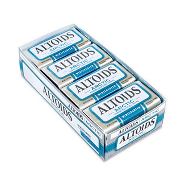 Arctic Wintergreen Mints, 1.2 oz, 8 Tins/Pack