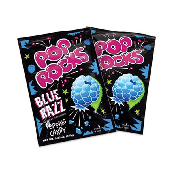 Sugar Candy, Blue Raspberry, 0.33 oz Pouches, 24/Carton