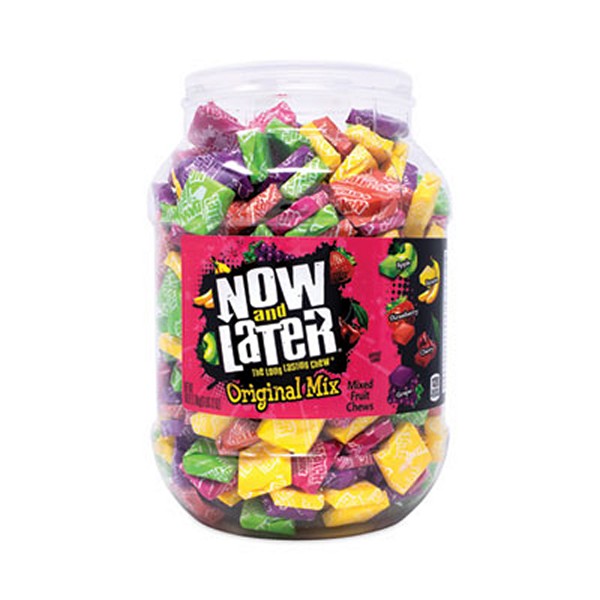 Mixed Fruit Chews, Assorted Flavors, 60 oz Tub, 365 Pieces