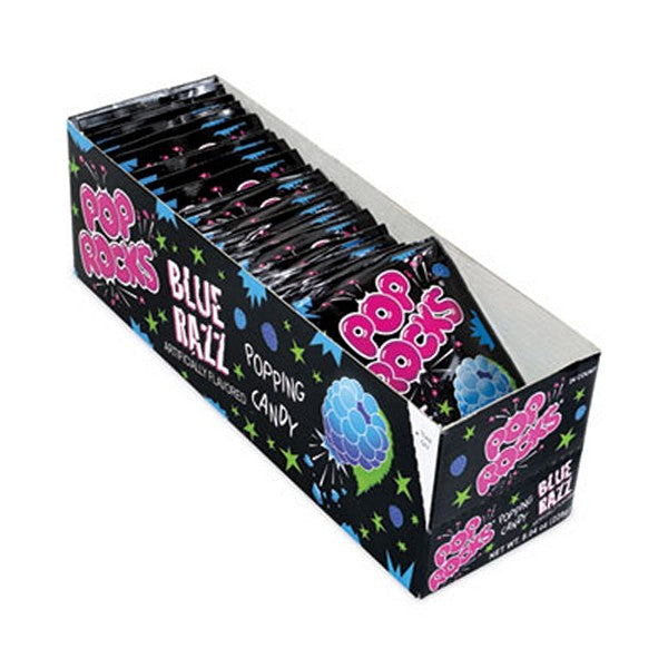 Sugar Candy, Blue Raspberry, 0.33 oz Pouches, 24/Carton