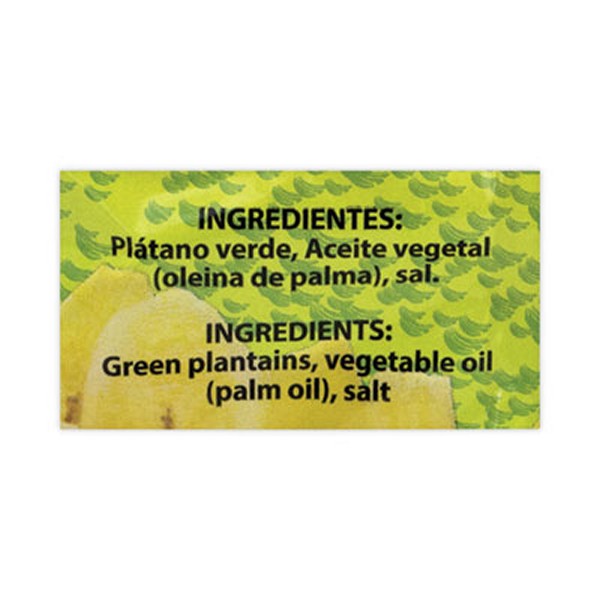 Platanitos Plantain Chips, 2.5 oz/Pack, 30 Packs/Carton