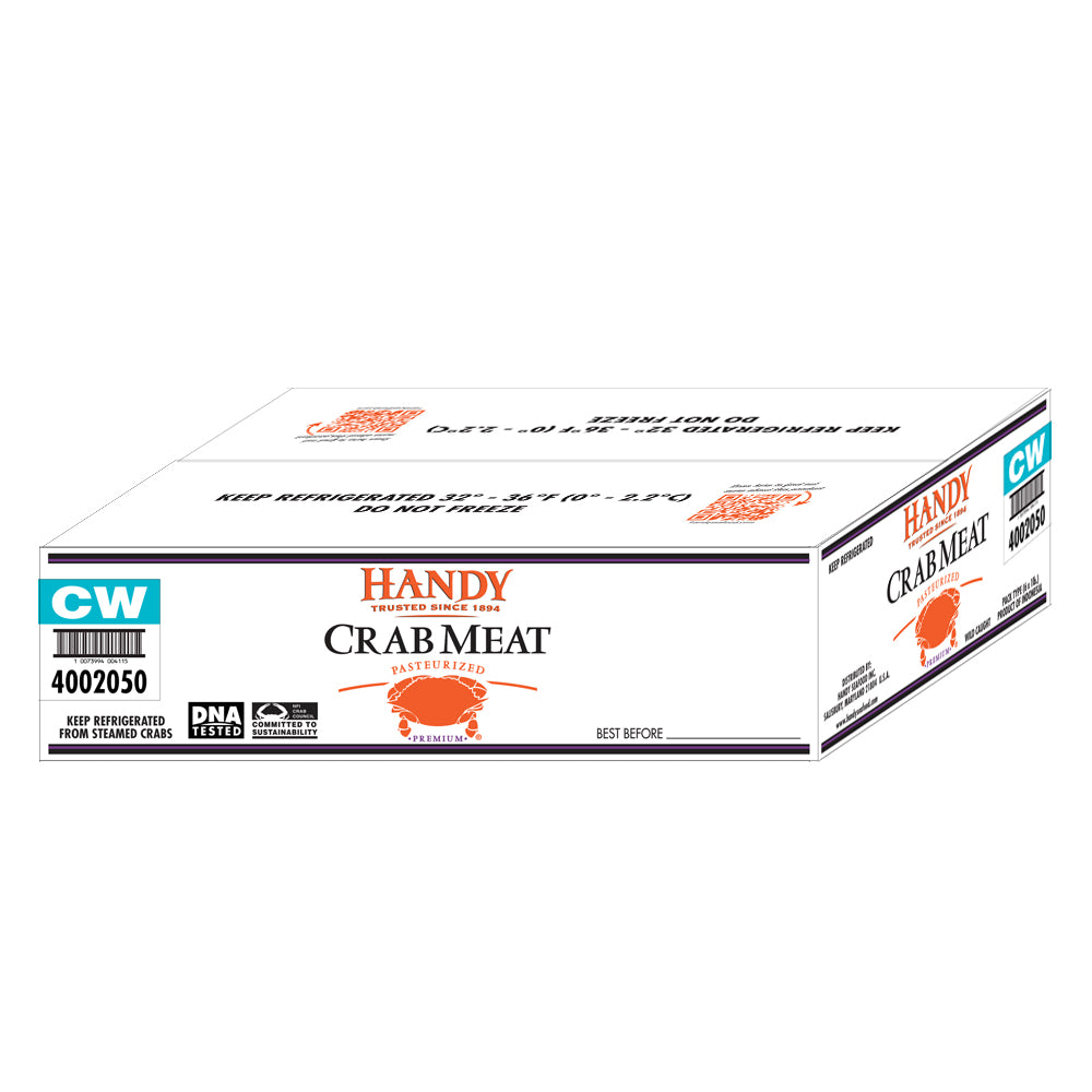 Claw Pelagicus Crab Meat Per Case 1 Pound Each - 6 Per Case
