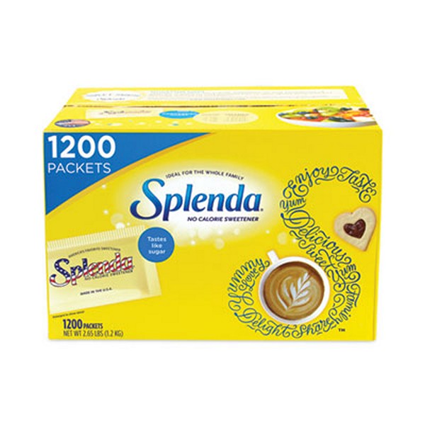 No Calorie Sweetener Packets, 1 g, 1,200/Carton