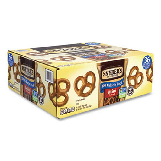 Snyder's Mini Pretzels, 0.92 Bags, 36 Bags/Carton