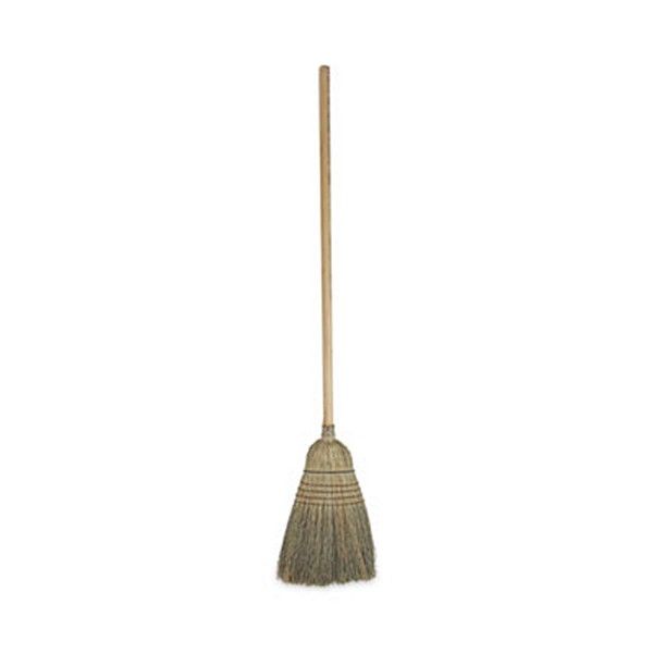 Boardwalk® Warehouse Broom, Corn Fiber Bristles, 56" Overall Length, Natural, 12/carton