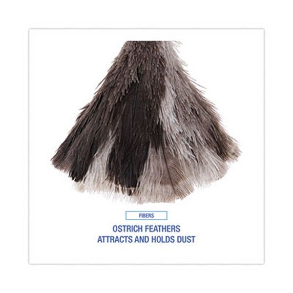 Boardwalk® Professional Ostrich Feather Duster, 7" Handle