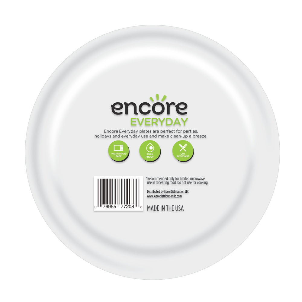 AJM Packaging Encore Designer Everyday Paper Plate - 24 Count - 12 Per Case