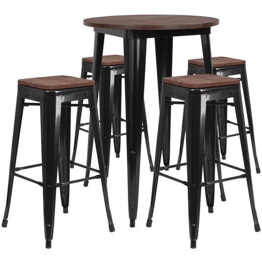 Flash Furniture, CH-WD-TBCH-26-GG, Restaurant Furniture Table & Chair Sets