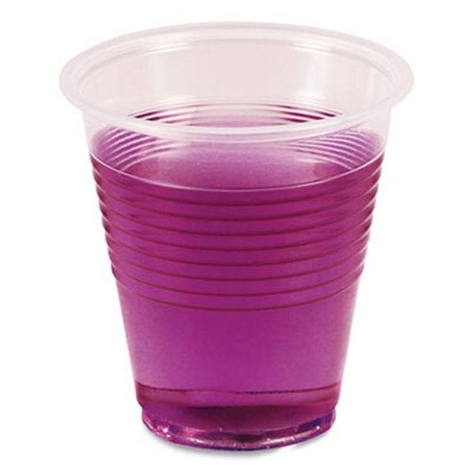 Boardwalk® Translucent Plastic Cold Cups, 3 Oz, Polypropylene, 125/pack