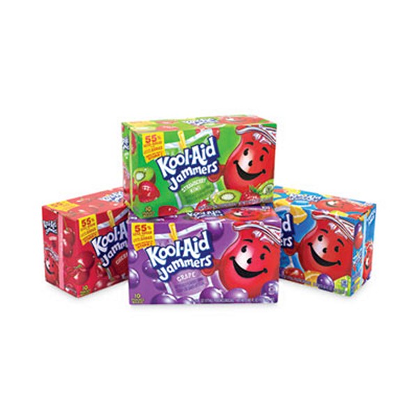 KoolAid Jammers Juice Pouch Variety Pack, 6 Pouch, 40/Pack