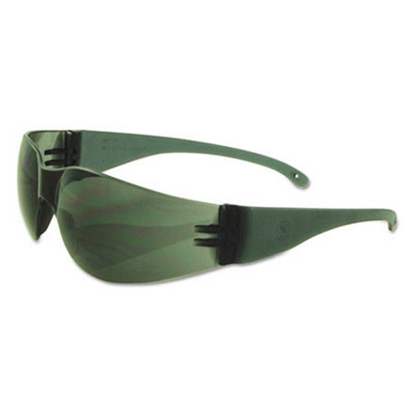 Boardwalk® Safety Glasses, Gray Frame/gray Lens, Polycarbonate, Dozen