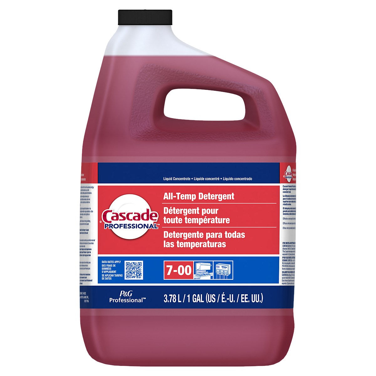 Cascade Professional All Temp Detergent Concentrate Closed Loop 7-00 2/1 Gal