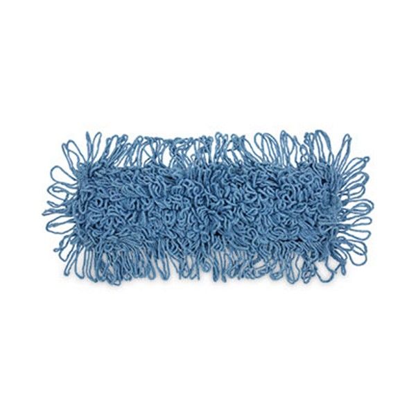 Boardwalk® Mop Head, Dust, Looped-End, Cotton/synthetic Fibers, 18 X 5, Blue