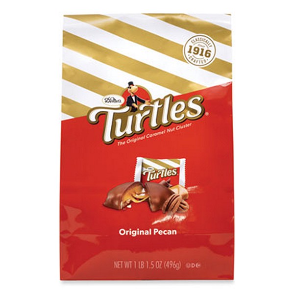 Original Turtle Bites, Original Pecan, 1 lb, 1.5 oz Bag