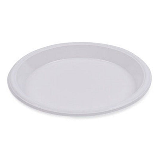 Boardwalk® Hi-Impact Plastic Dinnerware, Plate, 10" Dia, White, 500/carton