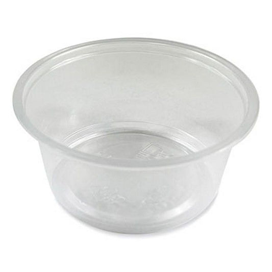 Boardwalk® Boardwalk souffle/portion cups, 3.25 oz, polypropylene, translucent, 2,500/carton