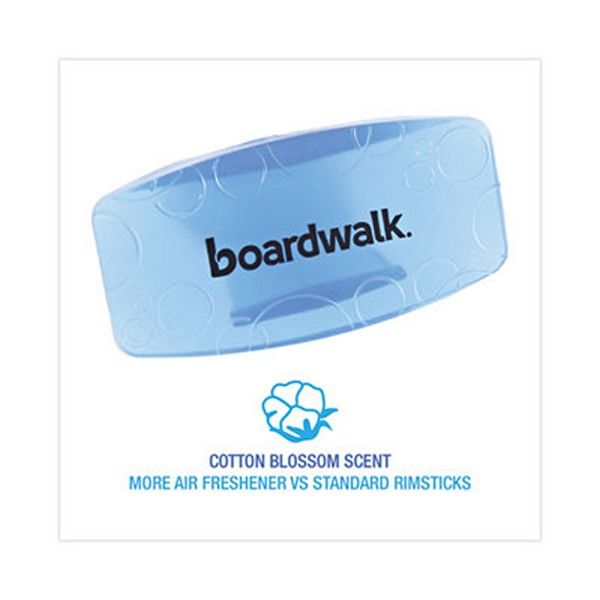 Boardwalk® Bowl Clip, Cotton Blossom Scent, Blue, 12/box