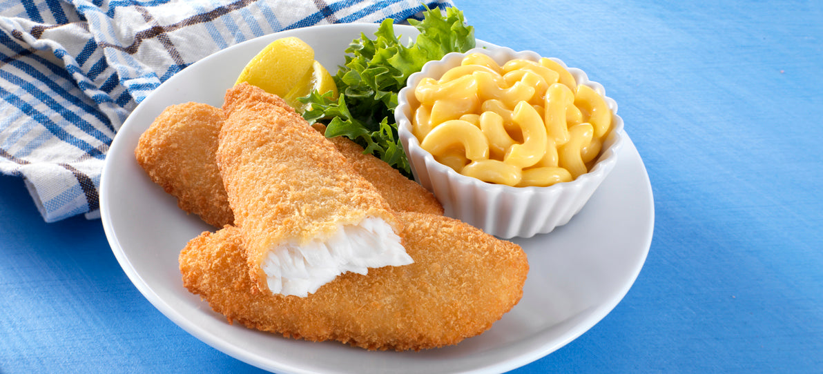 Mrs Friday's Oven Ready Breaded Pollock Fillets 2.5 Pound Each - 4 Per Case
