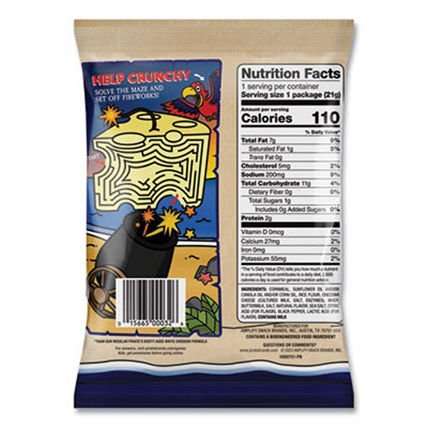 Cheddar Blast, Cheddar, 0.75 oz Bag, 16/Carton