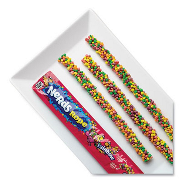 Nerds Rope Candy, Fruity, 0.92 oz Individually Wrapped, 24/Carton